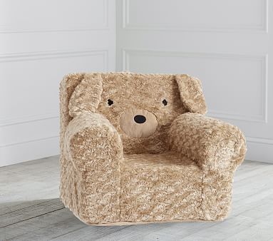 Labradoodle Faux Fur Anywhere Chair® | Pottery Barn Kids