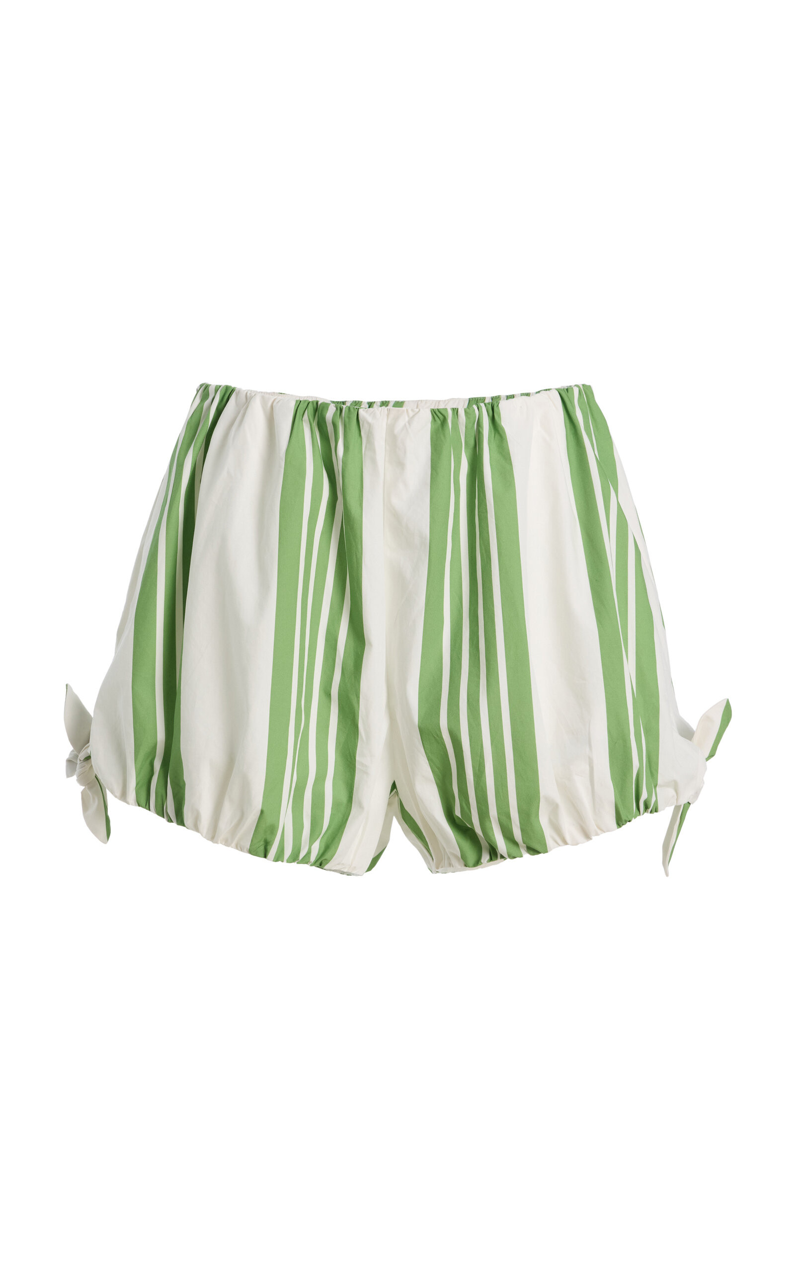 Exclusive La Isla Rosie Striped Cotton Shorts | Moda Operandi (Global)