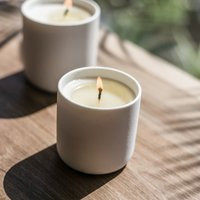 Sandalwood Cardamom Soy Candle With Ceramic Holder, Premium Scented Room Fragrance | Etsy (US)
