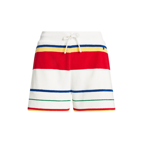 Striped French Terry Short for Women | Ralph Lauren® UK | Ralph Lauren (UK)