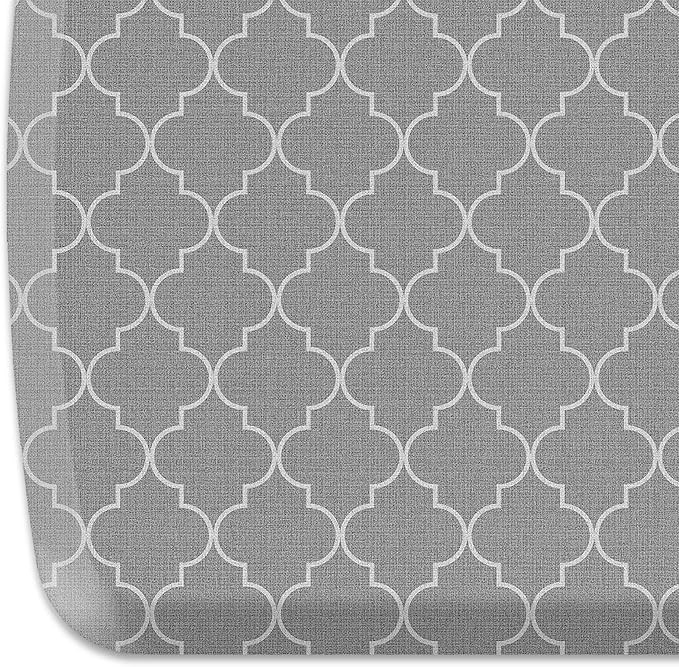 GelPro Elite Premier Anti-Fatigue Kitchen Comfort Floor Mat, 20x36", Trellis Classic Grey | Amazon (US)
