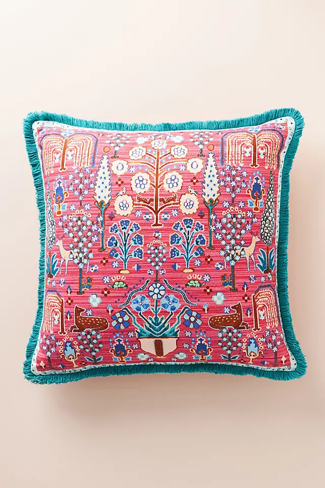 Fringed Jules Pillow | Anthropologie (US)