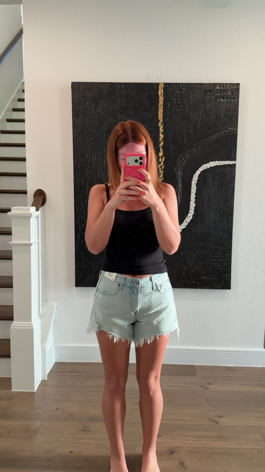 had a change of heart & decided to keep these midrise a-line shorts. I think they will be cute to wear with cowboy boots. Size 28

Currently on sale + use code SUITEAF for an extra 15% off 

#LTKSaleAlert