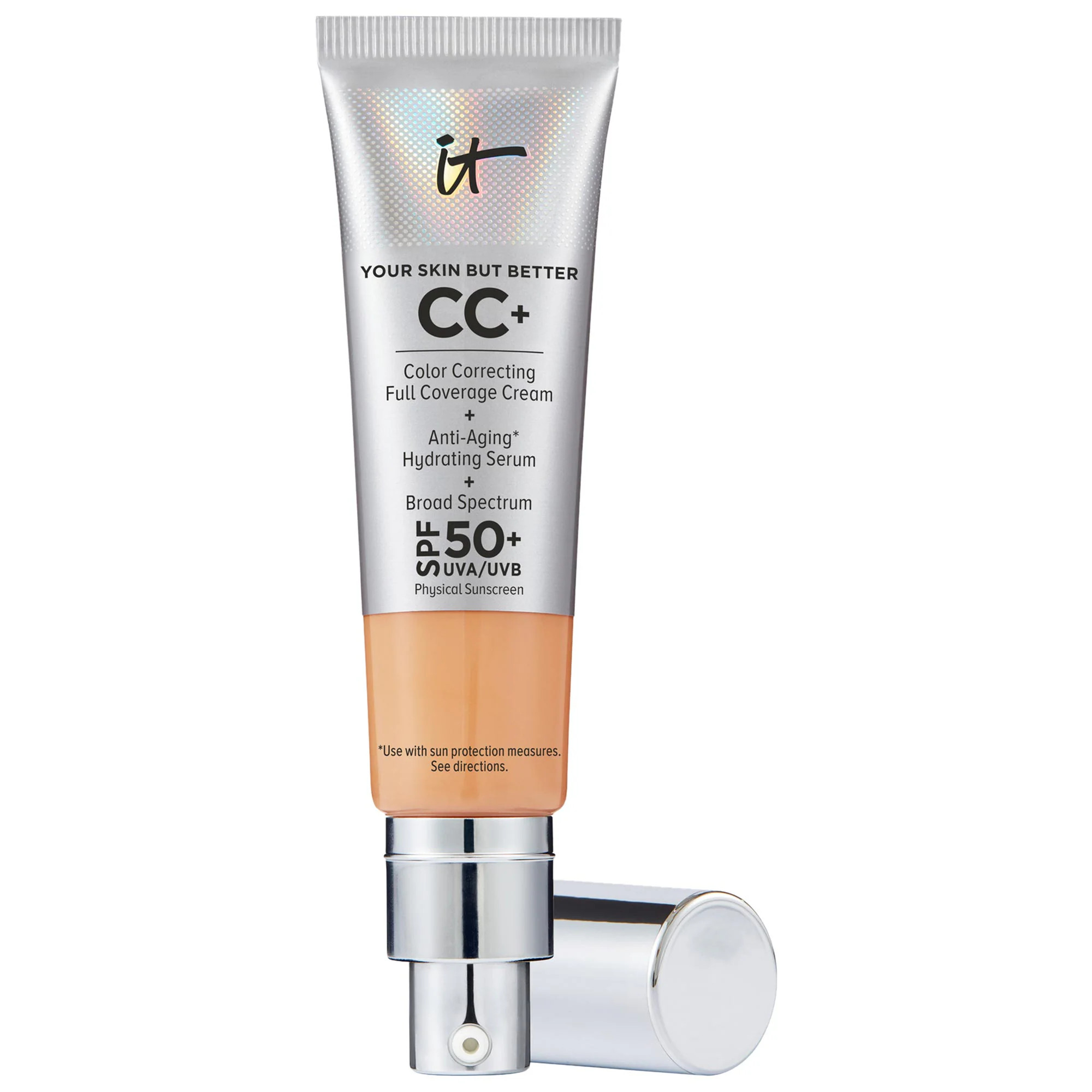 IT Cosmetics CC+ Cream with SPF 50+ Neutral Tan 1.08 oz/ 32 mL | Sephora (US)