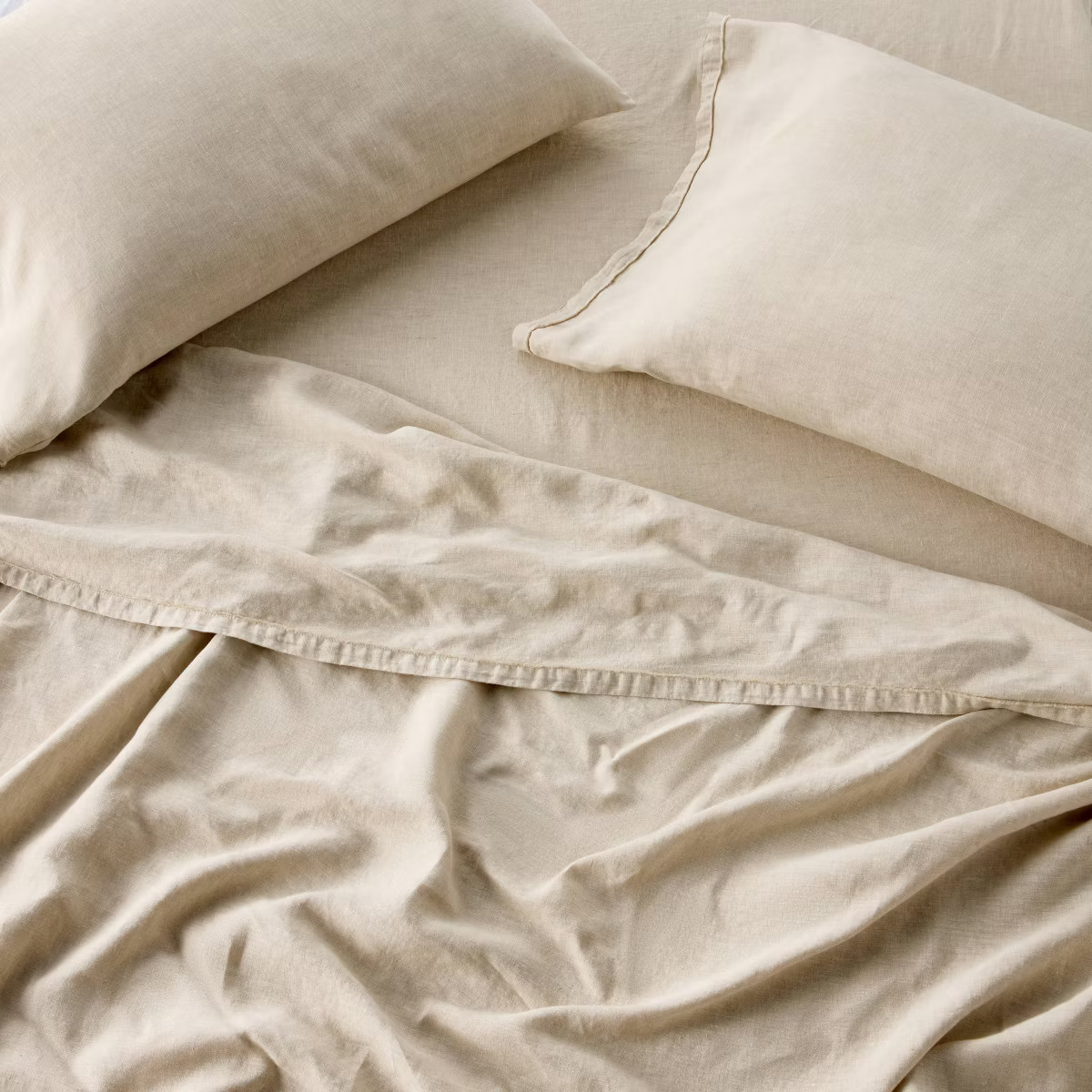 King 100% Linen Sheet Set Natural - Casaluna™ | Target