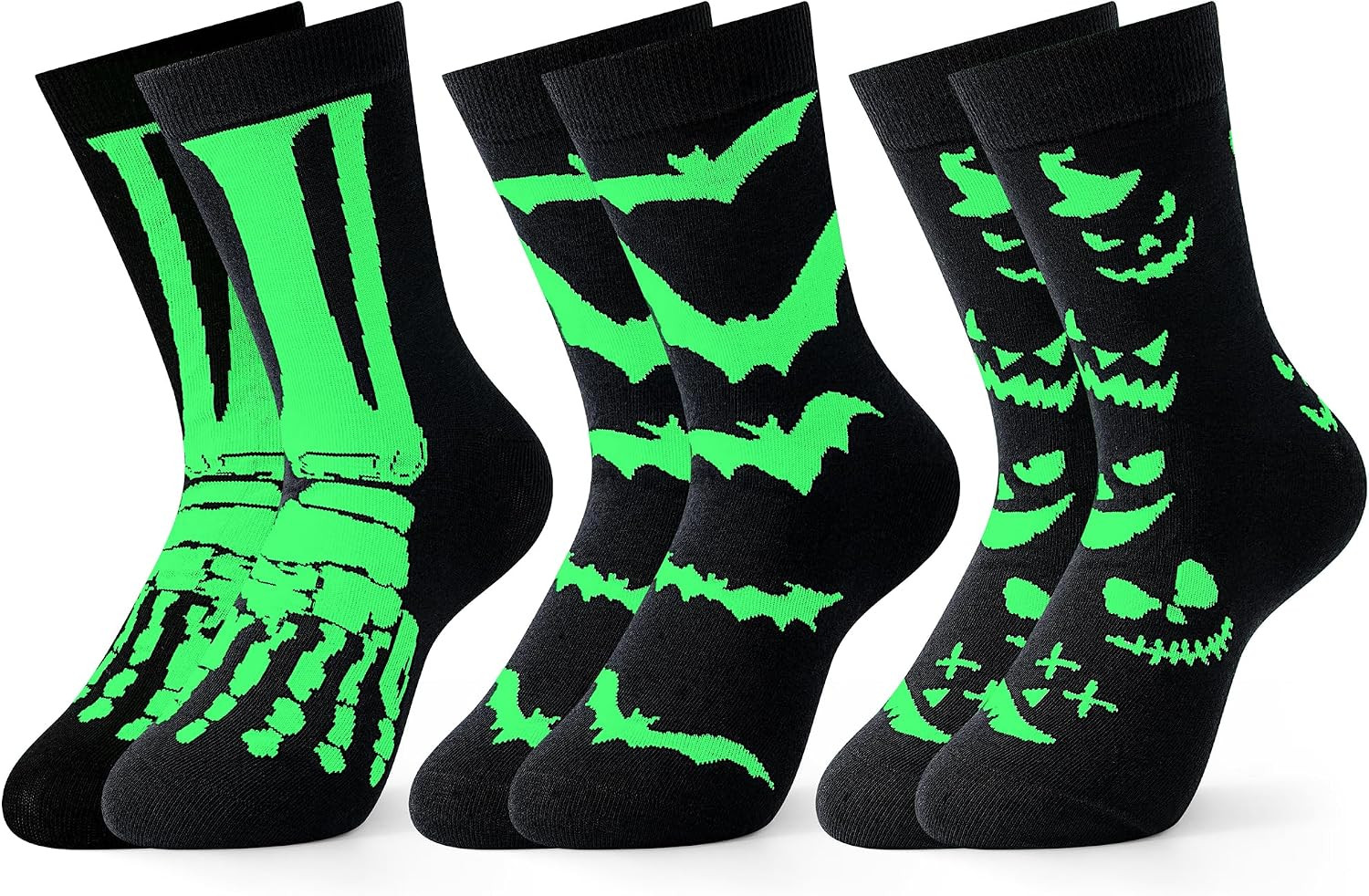Moyel Funny Glow in The Dark Halloween Socks Kids Halloween Gifts | Amazon (US)
