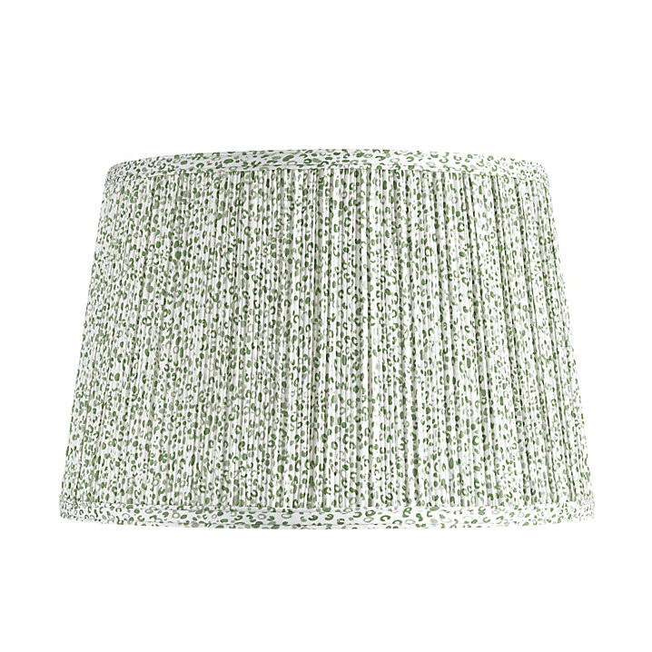Limited Edition Lynx Pleated Lamp Shade with Textured Animal Print | Ballard Designs, Inc.