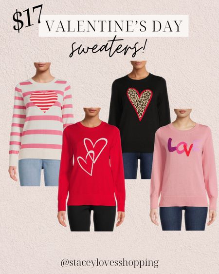 $17 Valentine’s Day sweaters! Walmart find! 

Heart sweater, Valentine’s Day outfit, Walmart fashion, winter outfit, pink sweater , striped sweater 

#LTKSeasonal #LTKunder50 #LTKFind