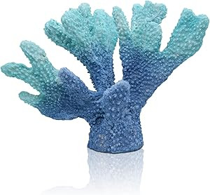 ALIWINER Blue Coral Statue Resin Coral Tabletop Decoration Realistic Faux Branch Coral Sculpture ... | Amazon (US)