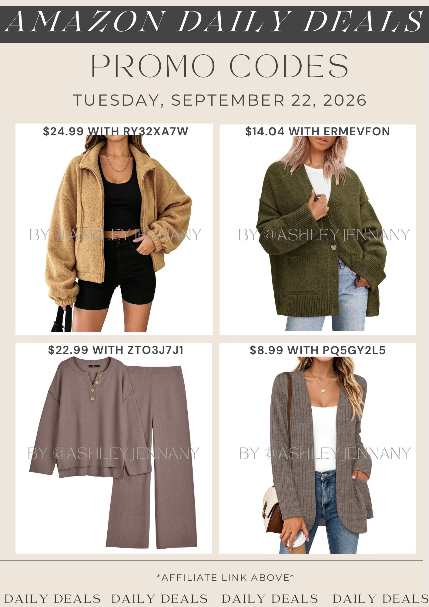 Amazon deals

#LTKSeasonal #LTKMidsize #LTKSaleAlert