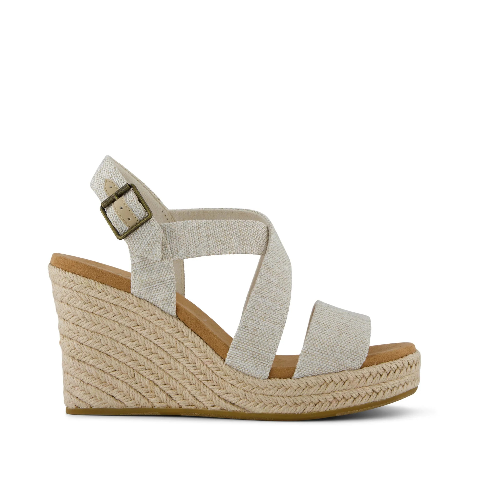 Alondra Wedge Sandal Natural Yarn Dye | Toms EMEA
