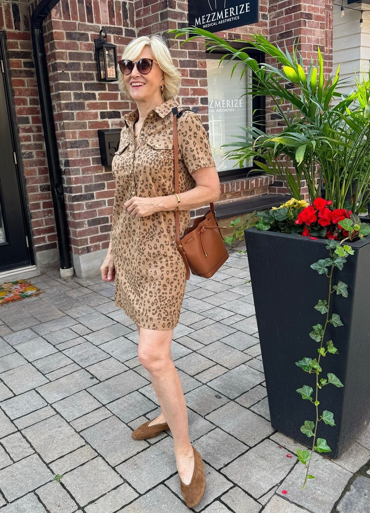 A little leopard print never hurts! 🐆🤎 I love how this shift dress makes a statement on its own, while the suede ballet flats keep the whole look feeling soft, feminine and effortlessly chic.

It’s one of those easy outfits that looks put together without feeling like you tried too hard — my favorite kind of combination! ✨

#LTKOver40 #LTKSeasonal #LTKootd