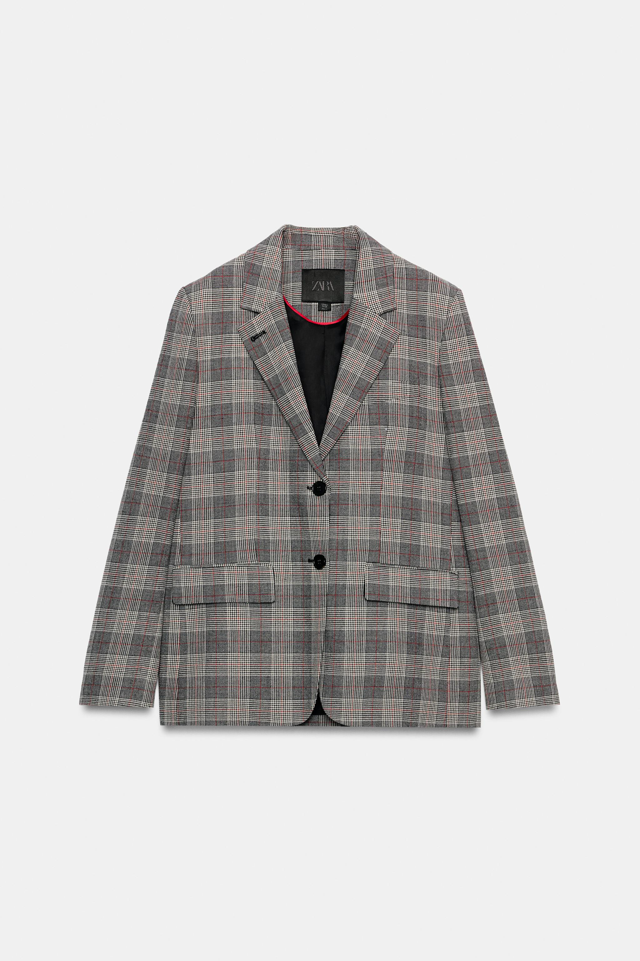ZW COLLECTION PLAID BLAZER | Zara US