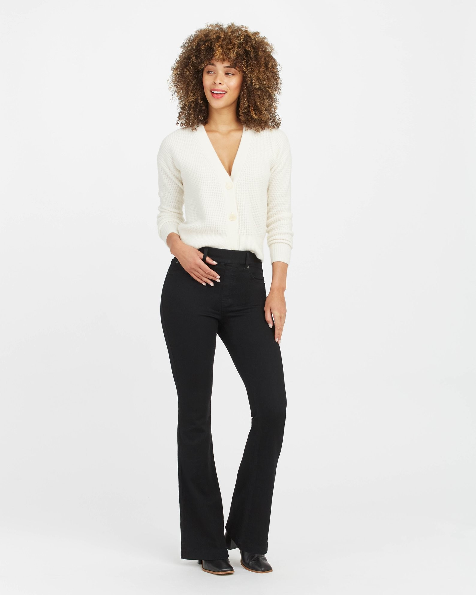 Flare Jeans, Clean Black | Spanx