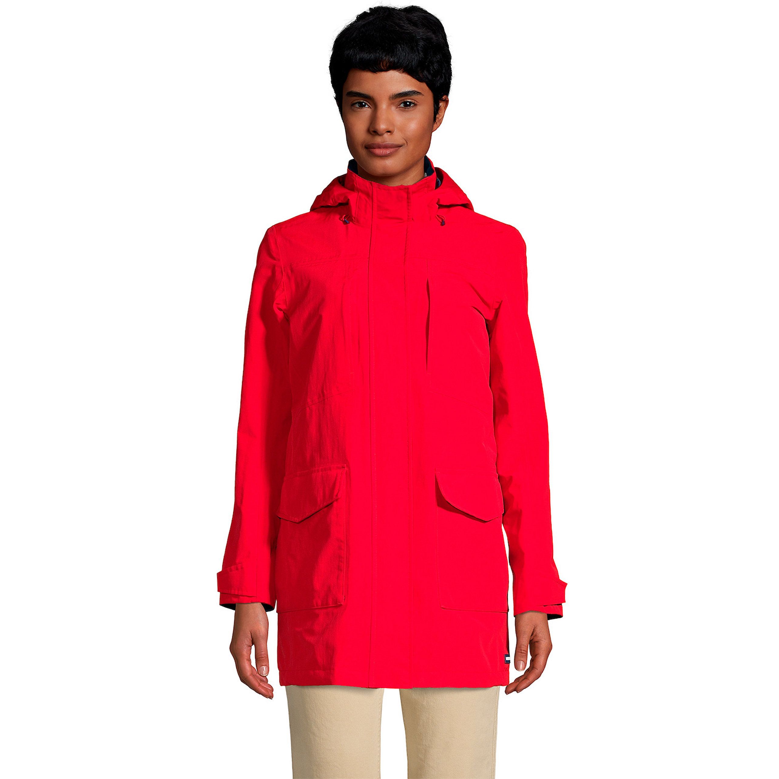 Women's Lands' End Classic Squall Hooded Raincoat | Kohl's