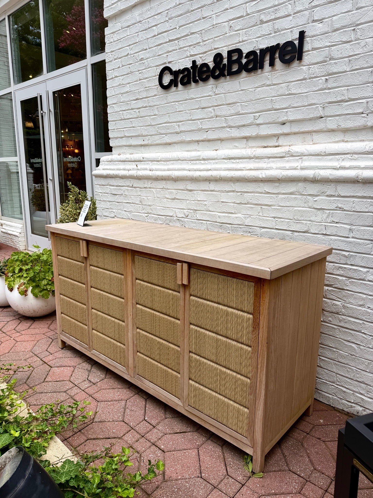 Sale Alert! 🤎 If you’ve had your eye on the Bali Storage Credenza from Crate & Barrel, now’s a great time to grab it! 🙌🏻 The woven doors add beautiful texture, while the spacious interior makes it as practical as it is stylish. ☺️ Perfect for a patio, sunroom, or even indoors. I’ve linked it and similar storage cabinets in my LTK! ✨ @Crate & Barrel #sideboard #outdoorfurniture #credenza

#LTKHome #LTKSaleAlert #LTKSeasonal