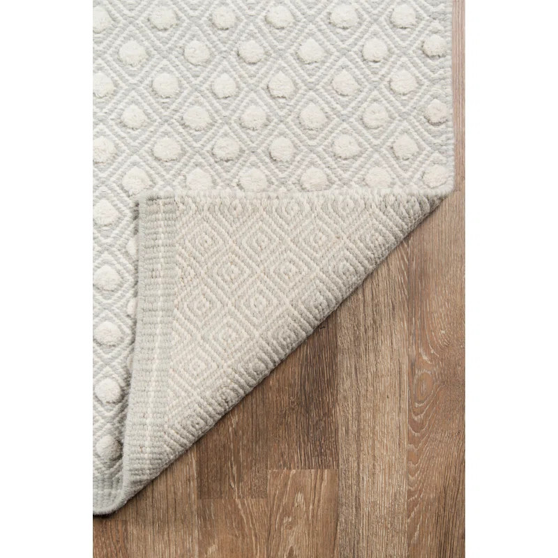 Langdon Handmade Flatweave Wool Pink Rug | Wayfair North America