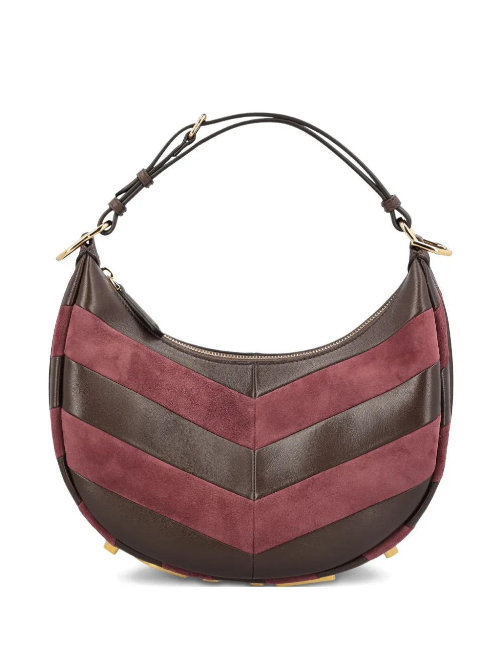 FENDI Small Fendigraphy Shoulder Bag | Brown | FARFETCH CA | Farfetch Global