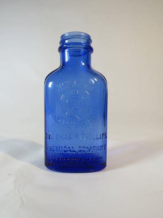 Milk of magnesia vintage bottle embossed | Etsy (US)