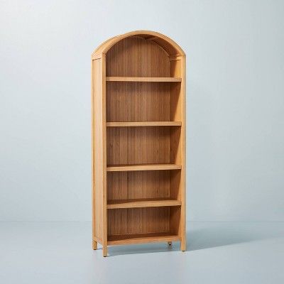 Grooved Wood Arch Bookcase - Hearth & Hand™ with Magnolia | Target