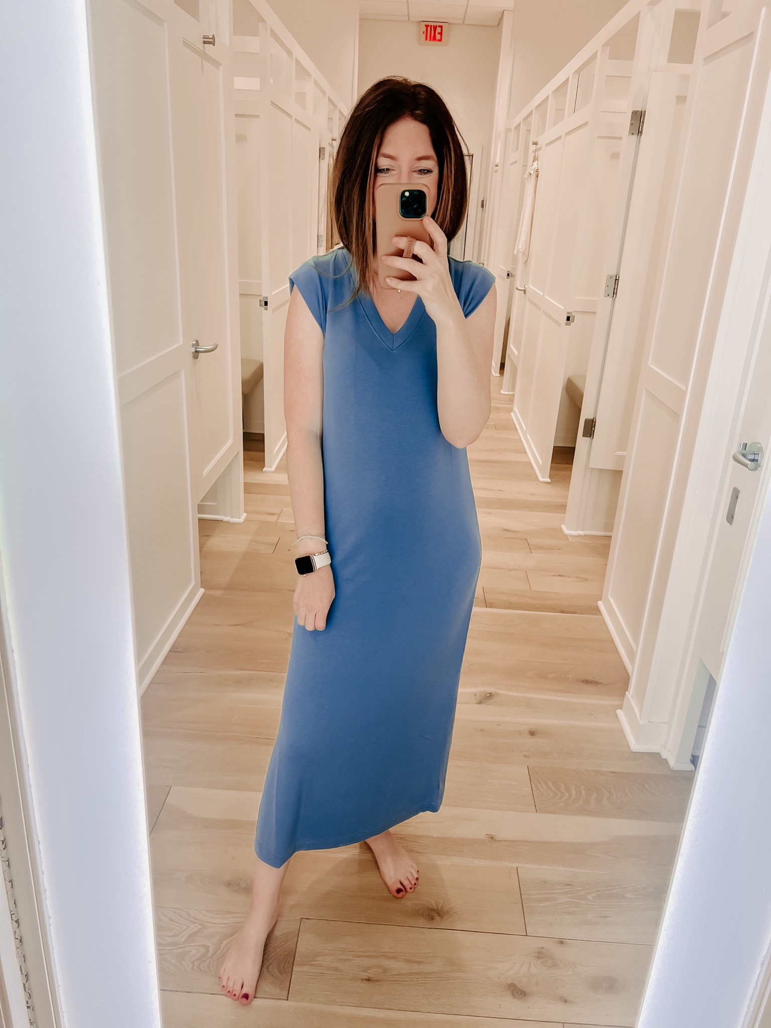 Lou and grey super soft midi dress 
Perfect for an everyday outfit or a throw on and go look 

#LTKfindsunder50 #LTKSeasonal #LTKsalealert