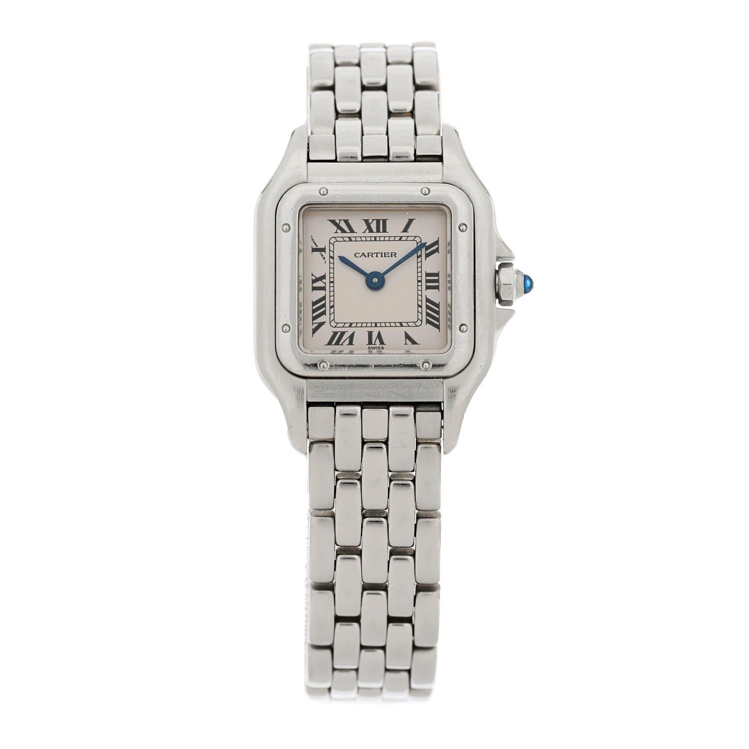 Stainless Steel 22mm Panthere Quartz Watch | FASHIONPHILE (US)