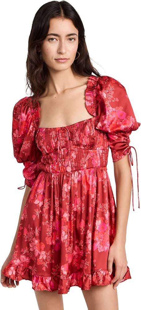 For Love & Lemons Women's Alia Mini Dress | Amazon (US)