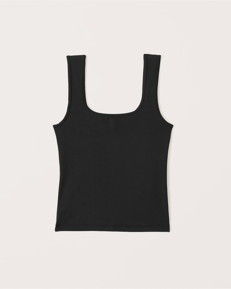 Seamless Fabric Squareneck Tank | Abercrombie & Fitch (US)
