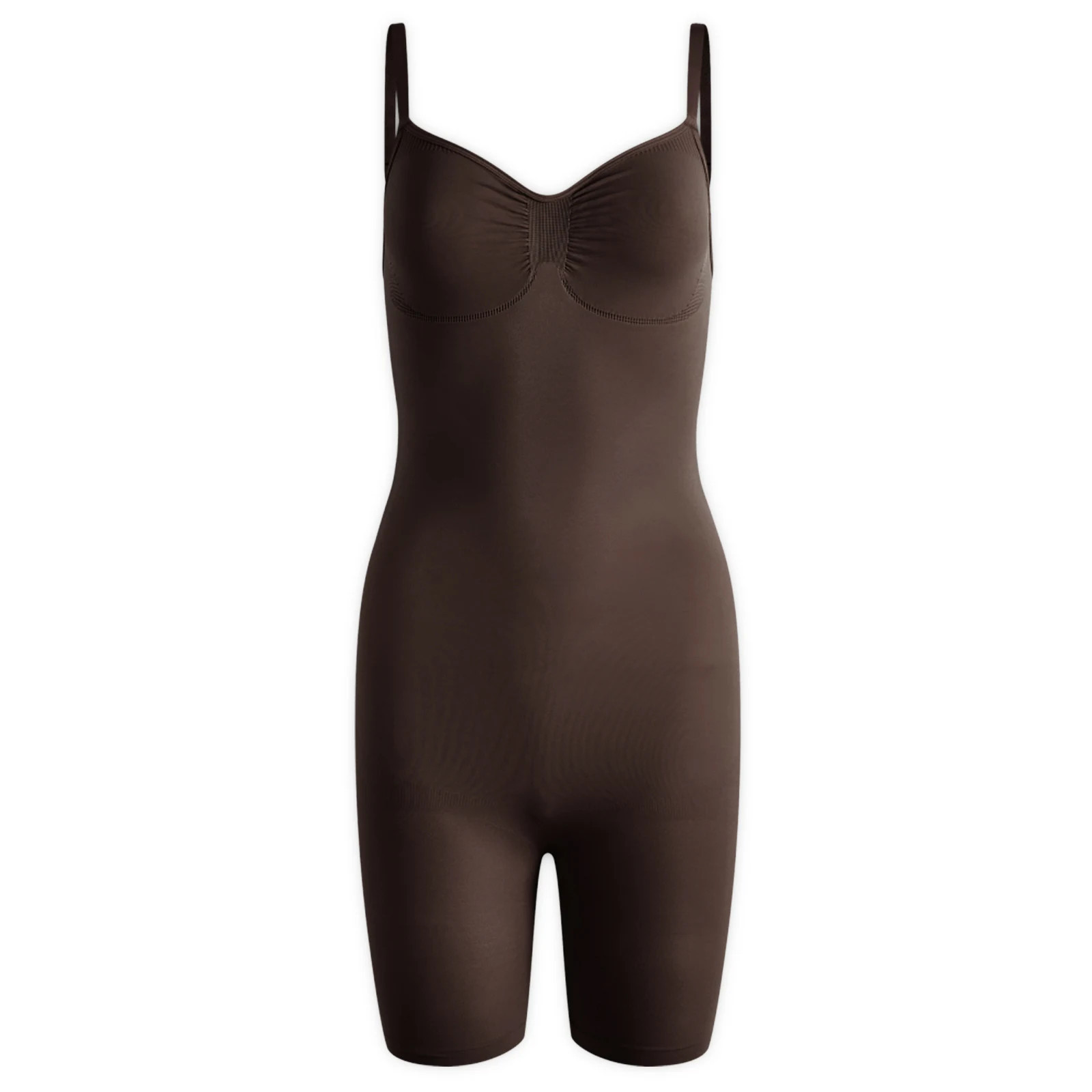 SKIMS Women's Seamless Sculpt Bodysuit Mid-Thigh Cocoa | END. Clothing