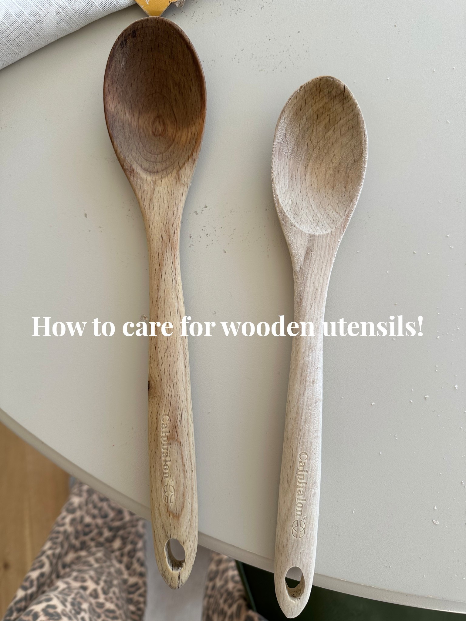 How to care for wooden spoons.. please don’t boil!! First, sand with a 220-300 grit sandpaper, wipe with a dry cloth, and apply a wood oil! It’s that simple! I’ll link all the Amazon necessities  

#LTKfoodie #LTKHome