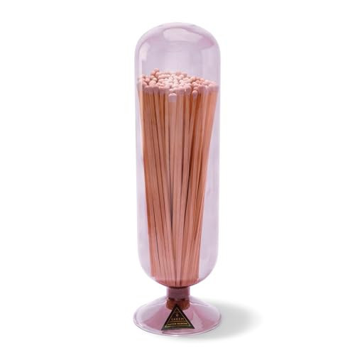 Skeem Fireplace Glass Match Cloche with Striker - Violet - Includes 120 Long Matches - Trendy Matches, Colorful Matches | Amazon (US)