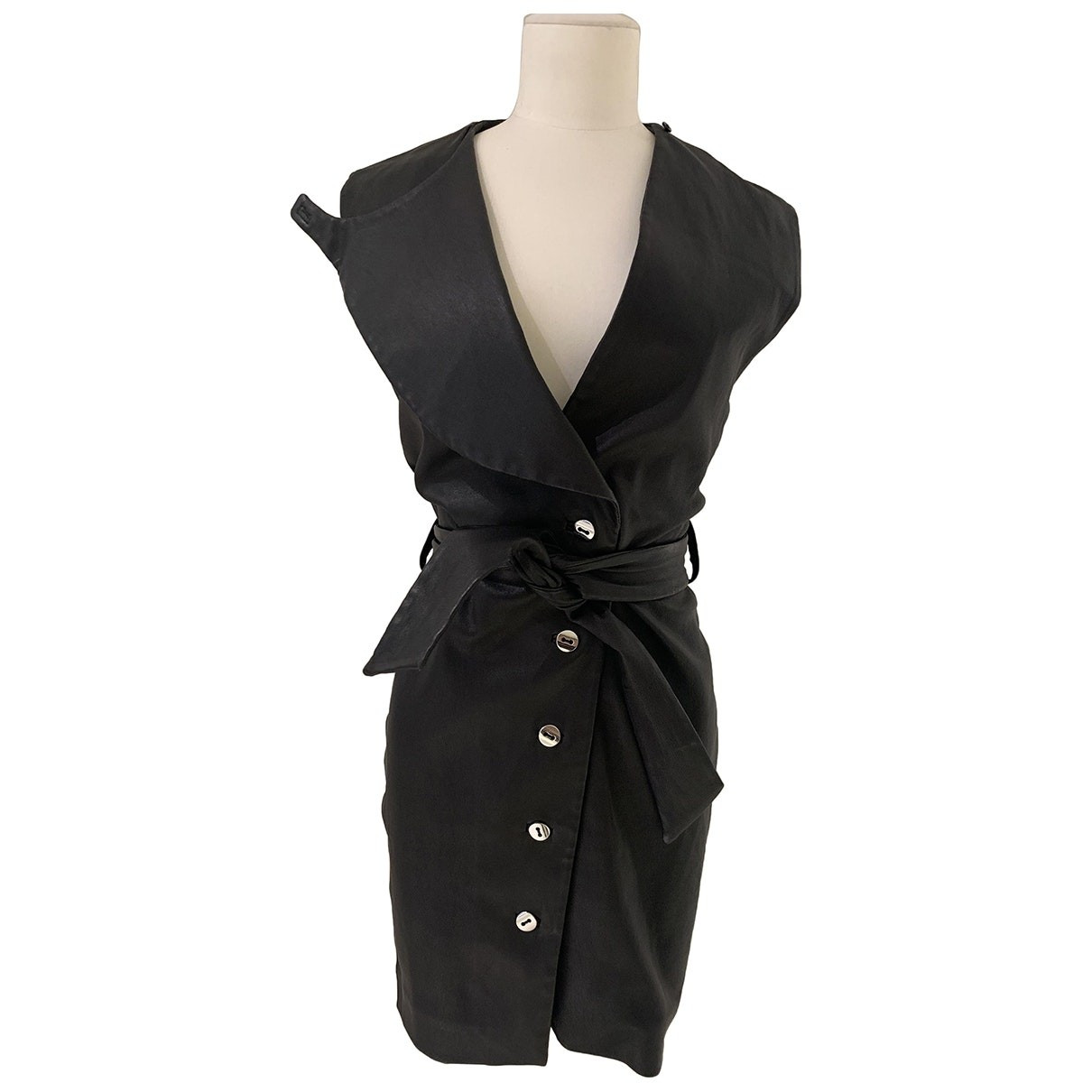 Iro Black Leather dress for Women 34 FR | Vestiaire Collective (Global)