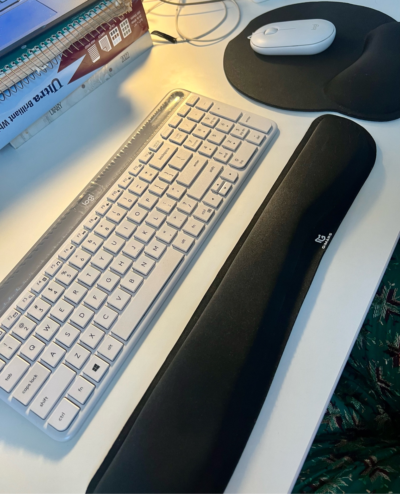 Logitech Bluetooth mouse & keyboard and wrist rest for both to reduce fatigue! 
Both currently on sale!

#LTKunder50 #LTKsalealert #LTKhome