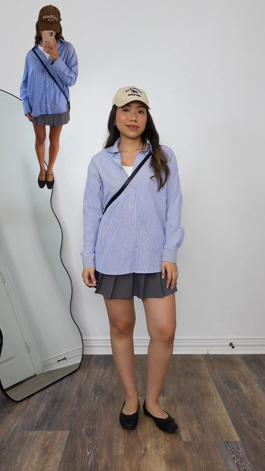 recreate pinterest outfit with amazon finds! wearing everything in size S, shoe size 6.5, hat i got from my Dad hehe 

 #LTKPetite #LTKFindsUnder50 #LTKStyleTip