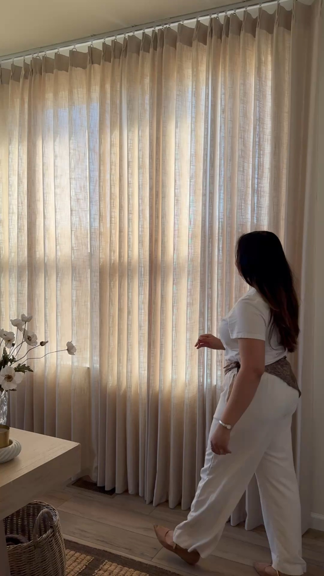 office feels instantly better with these curtains … hung high + wide on a track with a triple pleat just makes everything look more custom (without the custom price)

linen, unlined so the light comes through so softly, and this color is honestly so good in here… the texture gives the prettiest glow

you wouldn’t even think they’re amazon

Color: linen!

#LTKHome #LTKdayinmylife #LTKSaleAlert