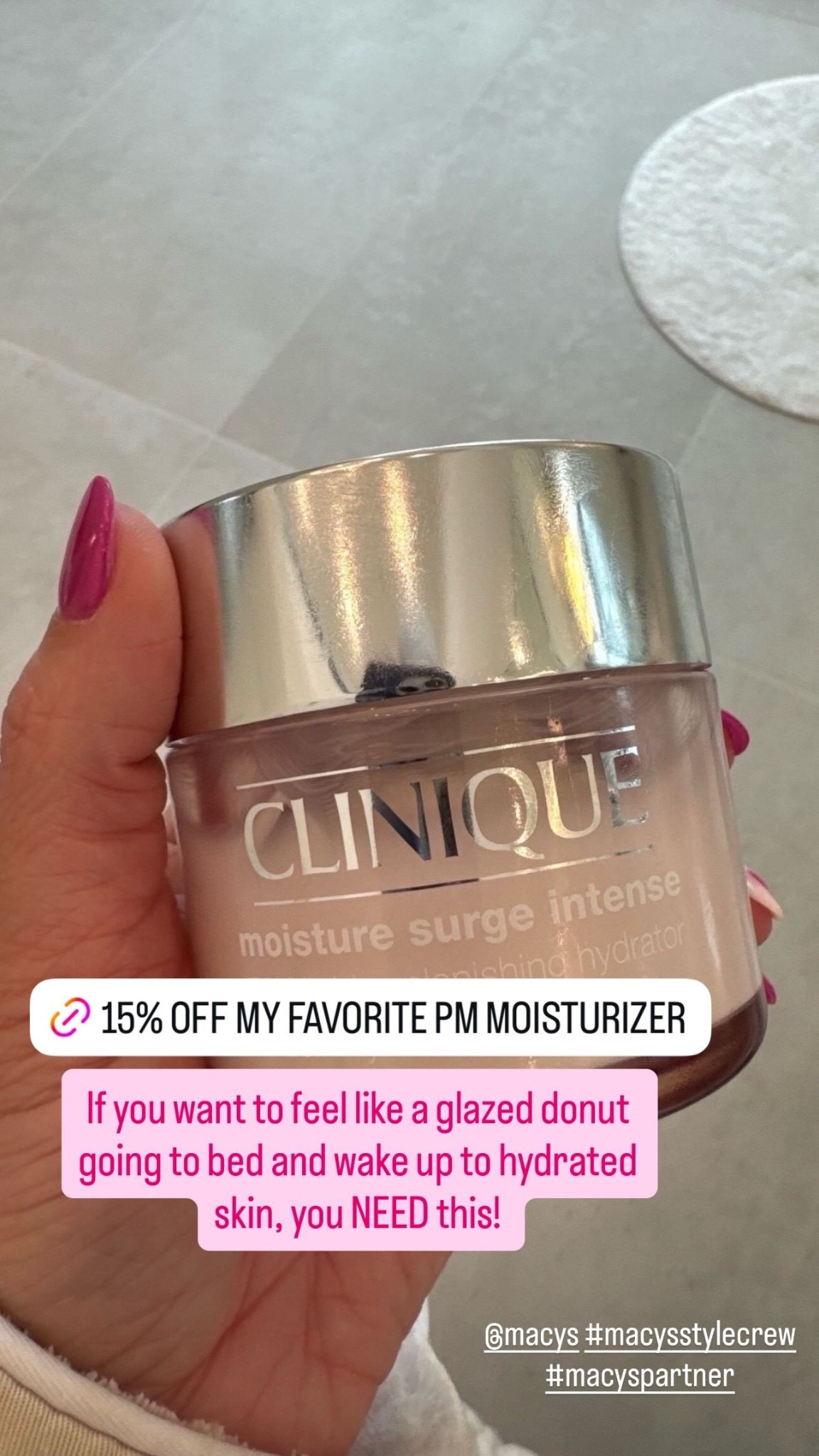 @macys #macysstylecrew #macyspartner  If you want to feel like a glazed donut going to bed and wake up to hydrated skin, you NEED this! 15% off with code FRIEND

#LTKBeauty #LTKSaleAlert #LTKOver40