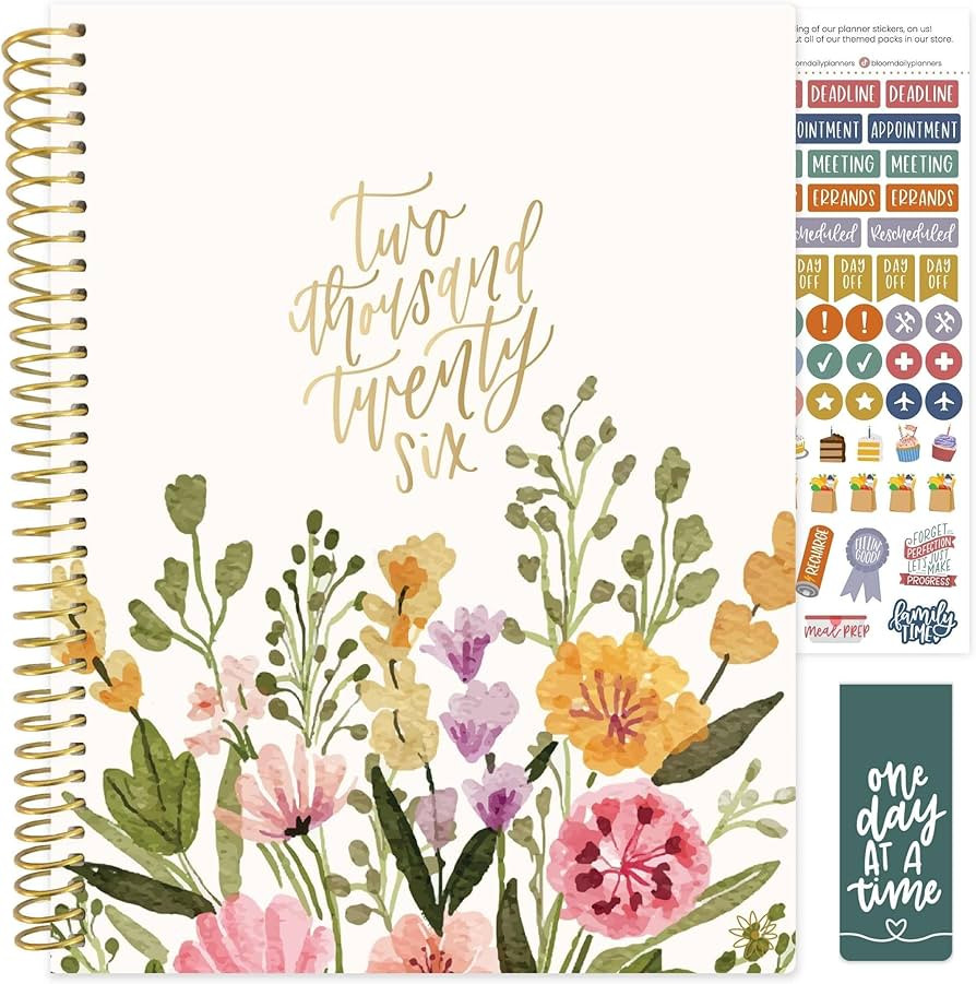 bloom daily planners 2026 Planner (January to December) - 8.5” x 11” Weekly & Monthly Dated A... | Amazon (US)