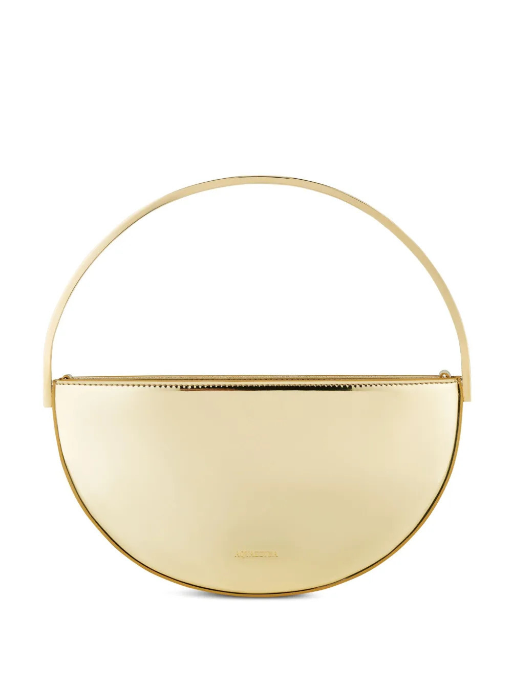 Aquazzura Purist clutch bag - Gold | Farfetch Global