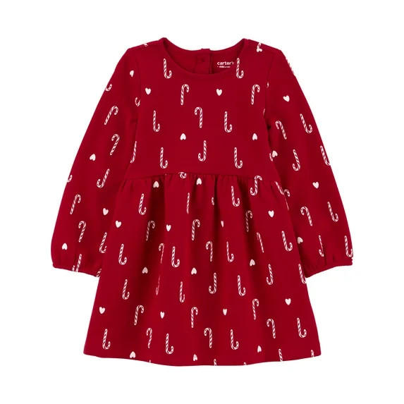 Carter's Child of Mine Baby and Toddler Girl Holiday Dress, Sizes 12M-5T | Walmart (US)