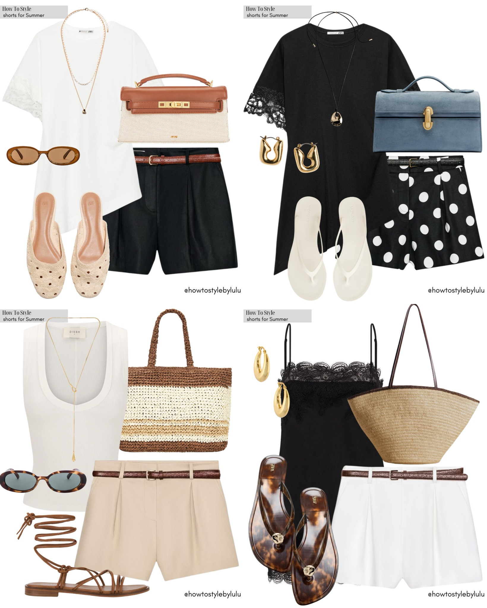 4 CHIC LOOKS WITH SUMMER SHORTS

#LTKsummer #LTKeurope