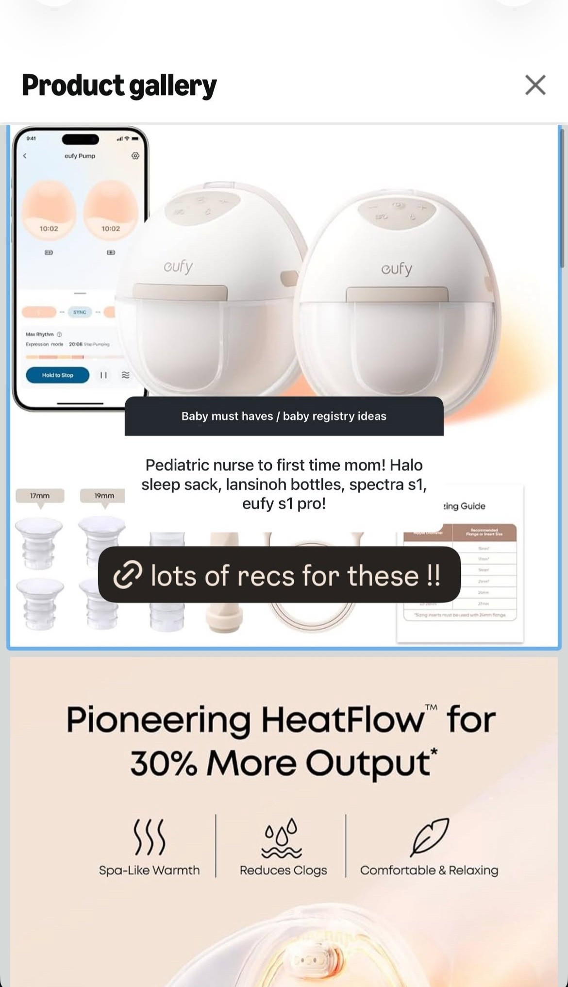 Baby Rec — eufy Security Heated Wearable Breast Pump

lots of recs for these !!

#LTKBaby #LTKBump #LTKmomlife
