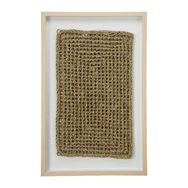 Rectangular Shadow Box with Rope Abstract Wall Décor | Wayfair North America