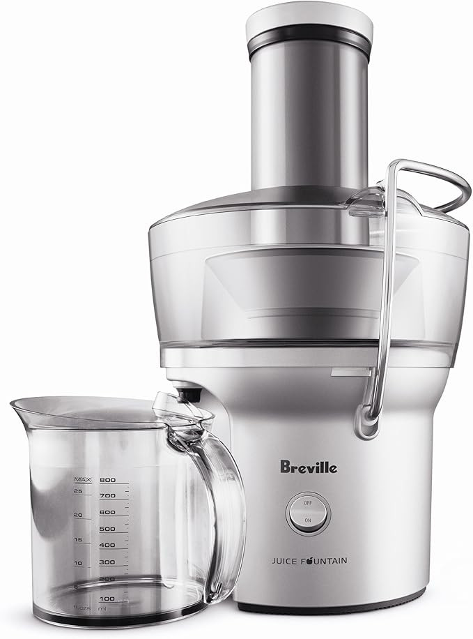 Breville Juice Fountain Compact Juicer, Silver, BJE200XL | Amazon (US)
