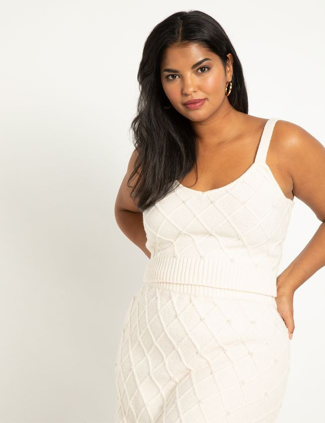 Pearl Detail Cami | Eloquii