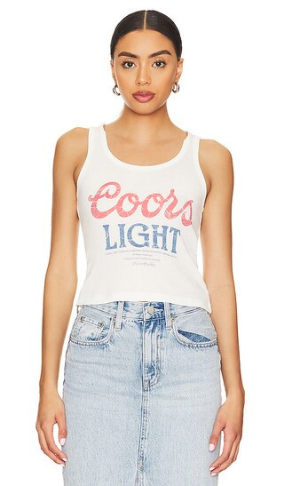 Coors Light 1980 Rib Tank in White | Revolve Clothing (Global)
