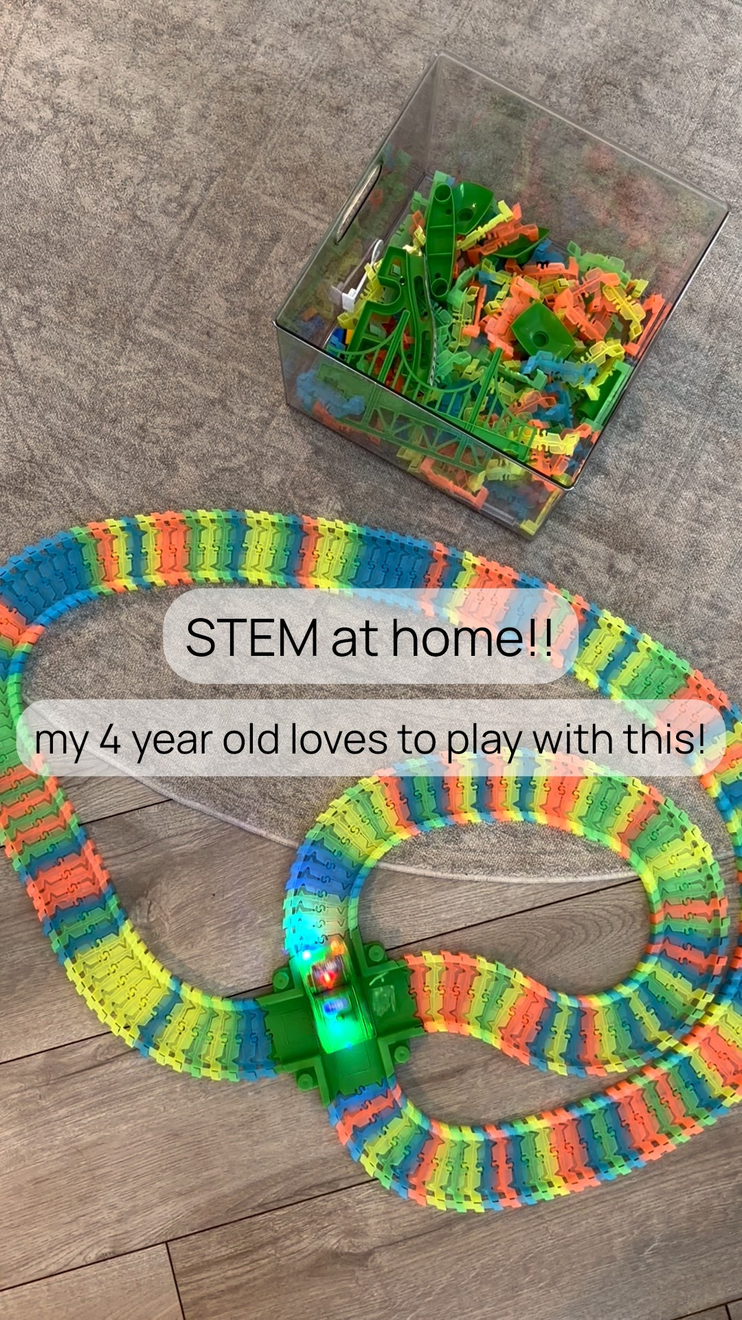 A toy that kids will love. Magic tracks with a truck that automatically moves on the track! 

#LTKValentine #LTKmomlife #LTKKids