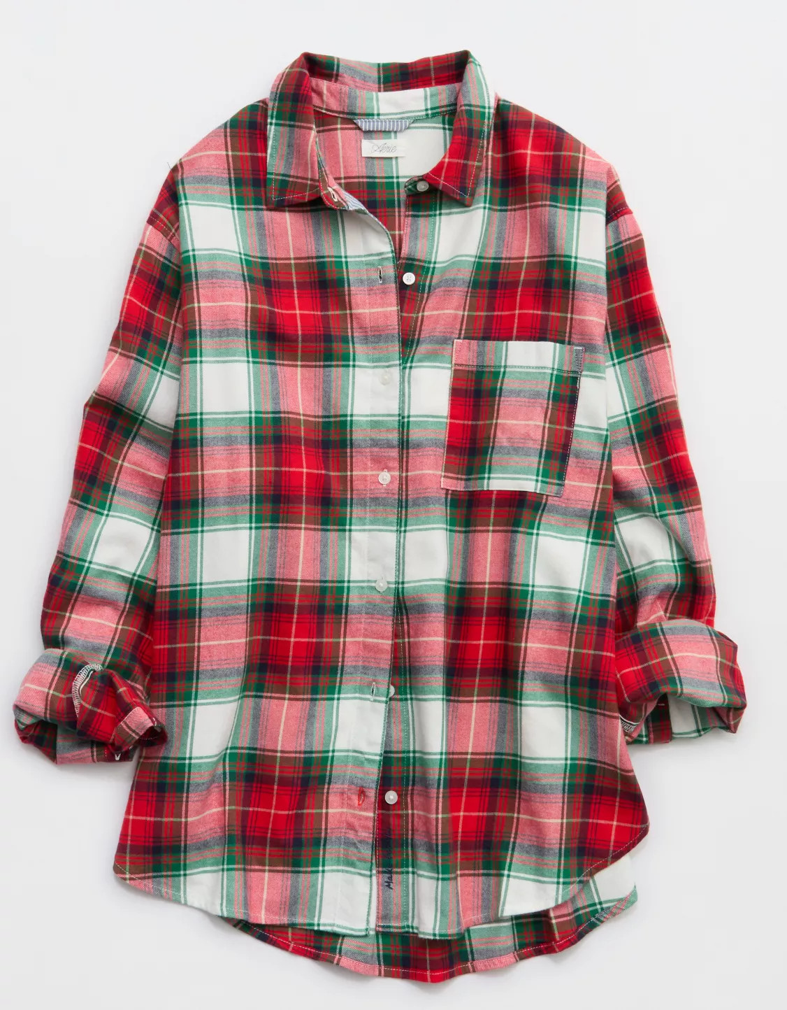 Aerie Flannel Pajama Shirt | Aerie