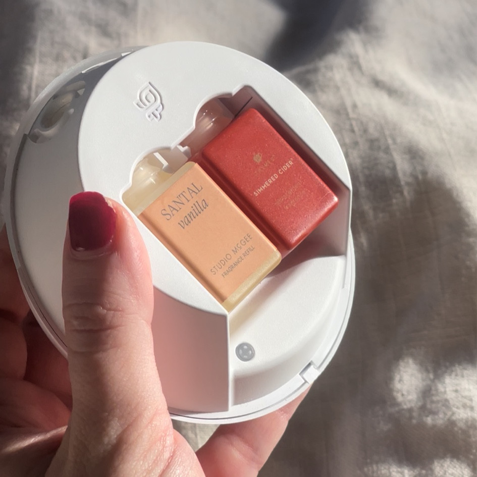 switching out the pura scents for fall! love this studio mcgee santal vanilla & thymes simmering cider combo 🍂

#LTKHoliday #LTKSeasonal #LTKhome