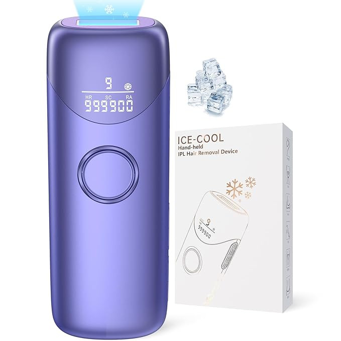 Laser Hair Removal Ubroo IPL Hair Removal Device with 5℃ Ice Cooling,Painless Laser Hair Remova... | Amazon (US)