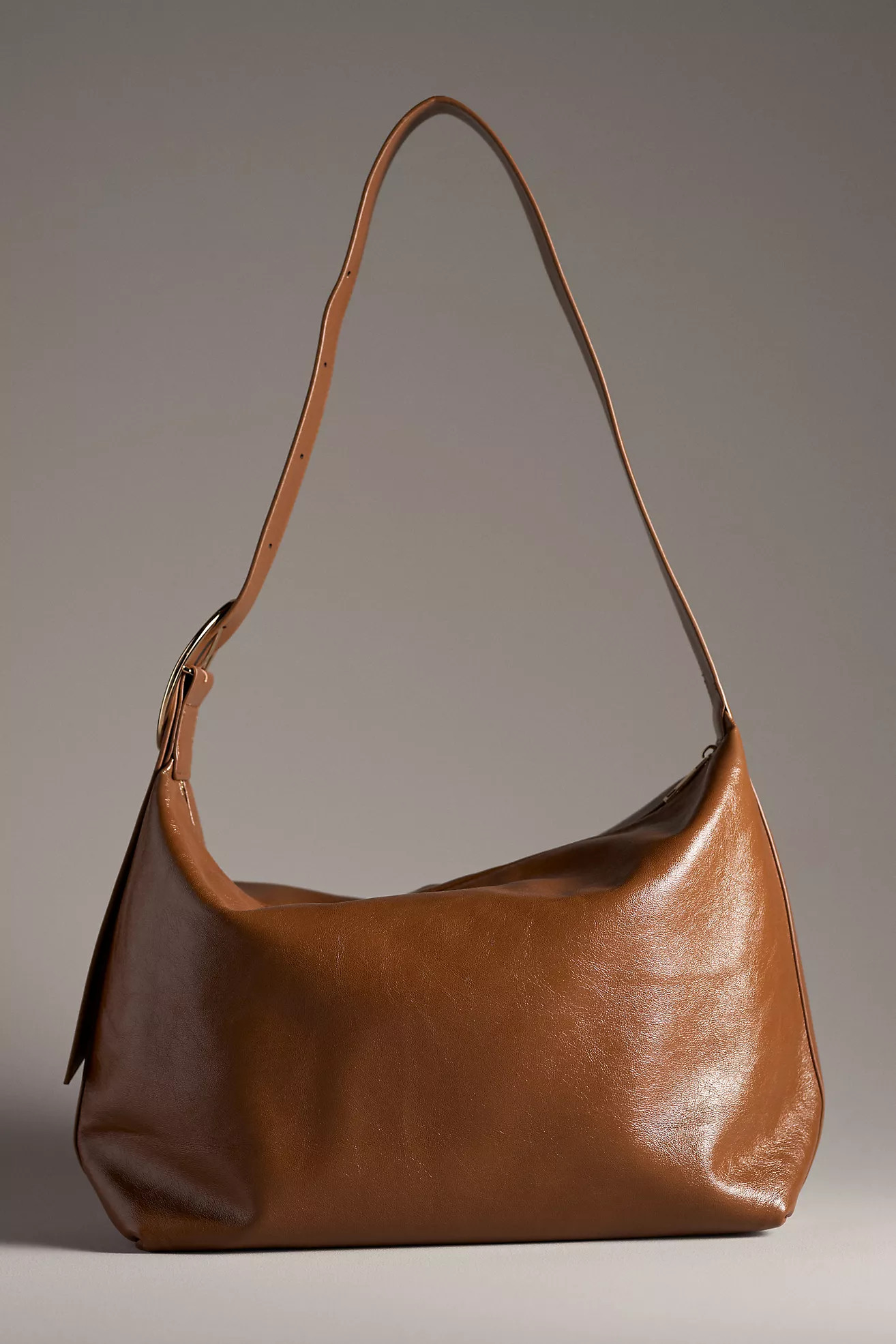 Round Buckle Slouchy Bag | Anthropologie (US)